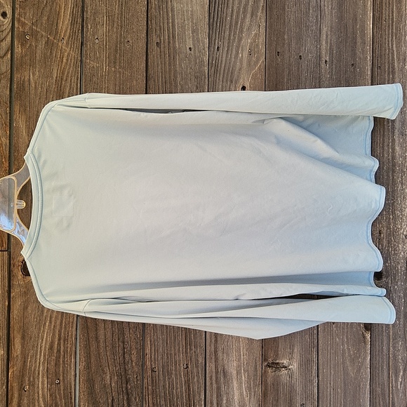 Quiksilver Men's Light Blue Long Sleeve Swim shirt - Picture 4 of 5